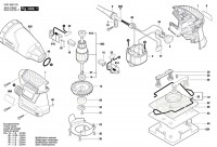 Bosch 3 601 BA2 100 Gss 140-1 A Orbital Sander 230 V / Eu Spare Parts